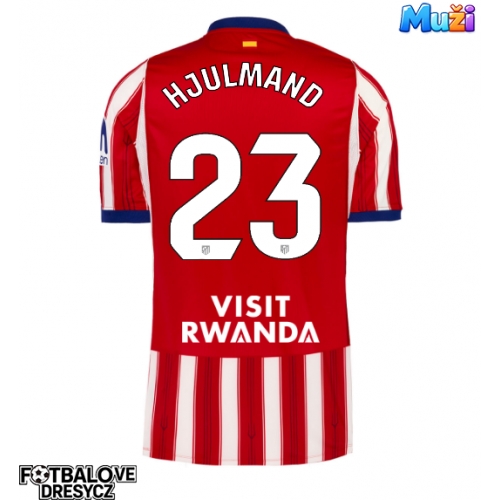 Atletico Madrid Morten Hjulmand #23 Domácí Dres 2026-27 Krátký Rukáv Atletico Madrid Morten Hjulmand #23 Domácí Dres 2026-27 Krátký Rukáv